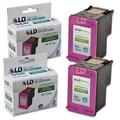 LD Remanufactured Replacement for HP 61XL CH564WN High Yield Tri Color Ink Cartridge 2-Pack for DeskJet 1010 2050 2542 2549 Envy 4500 4503 4509 5535 OfficeJet 2620 4630 4634 4635