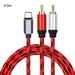 ankishi USB Type-C to 2 RCA Audio Cable Type C RCA Cable for Phones Speaker Home Theater TV