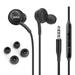 OEM UrbanX Corded Stereo Headphones for Xiaomi Mi 6 Plus - AKG Tuned - with Microphone and Volume Buttons - Black (US Version With Warranty)