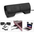 Computer Speaker USB Powered Speaker for Desktop Windows PCs Laptop Portable Mini Sound bar-Plug and Play