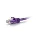 C2G 50834 50 ft. Cat6A Snagless UTP Cable Purple