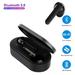 Bluetooth V5.0 Wireless Earbuds Headsets Bluetooth Headphones ã€�24Hrs Charging Caseã€‘ IPX7 Waterproof Sport Headphones Auto Pairing for iPhone/Samsung/Android/Apple AirPods Pro Earbuds Black