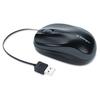 Kensington Pro Fit Optical Mouse with Retractable Cord USB 2.0 Left/Right Hand Use Black (72339)