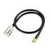 Uxcell RF Coax Cable RP-SMA Male to UHF SO-239 Female Coaxial Cable 16-Inch