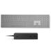 Microsoft Surface Dock 2 Black + Surface Keyboard Gray - 199W power supply - Supports dual 4K at 60Hz - 2 x front-facing USB-C - Wireless - QWERTY Key layout