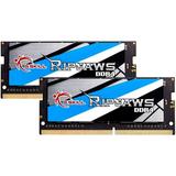 G.SKILL Ripjaws Series 32GB (2 x 16GB) 260-Pin DDR4 SO-DIMM DDR4 2666 (PC4 21300) Laptop Memory Model F4-2666C18D-32GRS