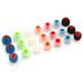 Andoer 6 Pairs 12 PCS 3.8mm Soft Silicone In-Ear Earphone Covers Earbud Tips Earbuds Eartips Dual Color Ear Pads Cushion for Headphones Random Color & Size