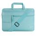 Mosiso 13.3 Laptop Shoulder Bag Travel Business School Polyester Notebook Messenger Briefcase Sleeve Case Computer Handbag for MacBook/Dell/HP/Surface/Lenovo/Acer/Asus Mint Blue