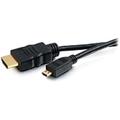 Refurbished C2G 3m High Speed HDMI to HDMI Micro Cable with Ethernet (9.8ft) - HDMI for Audio/Video Device - 9.84 ft - 1 x HDMI (Micro Type D) Male Digital Audio/Video - 1 x HDMI Male Digital