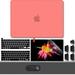 New MacBook Pro 13 Case 2020 A2338 w/ M1 A2251 A2289 A2159 A1989 A1708 GMYLE Webcam Cover Dust Plugs Keyboard Cover & Screen Protector 5 in 1 for New MacBook Pro 13 (Coral Orange)