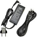 HQRP 19V AC Adapter for LG 22LN4500 22MA33D 22MA33V 22MA53D 23CAV42K 23MA53D Monitor LED LCD HDTV TV Power Supply Cord Adaptor + HQRP Euro Plug Adapter