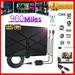 960 Miles TV Aerial Indoor Amplified Digital HDTV Antenna with 4K UHD 1080P DVB-T Freeview TV for Life Local Channels Broadcast