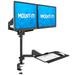 Mount-It! Dual Monitor Sit-Stand Desk Mount | Fits 17 -32 Computer Screens