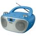 Jensen Bluetooth MP3 Boombox Blue CD-485-BL