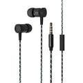 Super Sound Metal 3.5mm Stereo Earbuds/ Headset Compatible with Samsung Galaxy S10e A6s A9 (2018) Note 9 A8 Star A9 Star S9 S9+ A8+ (2018) Note 8 (Black) - w/ Mic