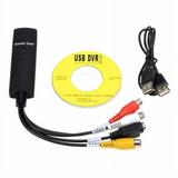 Pretty Comy USB 2.0 Easycap Audio Video DVD VHS Record Capture Card Converter PC Adapter