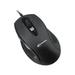 Full-Size Wired Optical Mouse USB 2.0 Right Hand Use Black