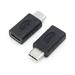 Besufy USB 3.1 Type-C Male to Female Adapter Connector Data Extension Converter Plug Black