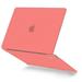 New MacBook Air 13 Case 2018 2019 2020 Release A2337 A2179 A1932 GMYLE Hard Snap on Plastic Matte Hard Shell Case Cover for MacBook Air 13 Inch (Coral Orange)