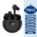 True Wireless Earbuds Bluetooth Earbuds with Smart led Display Wireless Earbuds TWS Stereo Earphones Bluetooth 5.0 Sport Earbuds with LED Display and Round Charging Case Earbuds Bluetooth(Black)