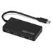 GMYLE 4-in-1 USB C Multiport Hub Compatible for New MacBook Pro 13â€�/15â€� Chromebook Pixel Dell XPS 13 15 HP Spectre Samsung S8 S9 and More 4 x USB A 3.0 Ports - Black