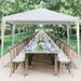 Ktaxon 10 x10 Outdoor Tent Canopy Wedding Party Tent White