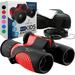 Think Peak Toys Binoculars for Kids High Resolution 8x21 Red