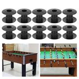 Tebru 10 Pair Tabletop Foosball Bushings Table Football Bearing Rods Foosball Fun Games Accessories Foosball Machine Bearings Tabletop Foosball Bushings