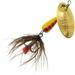 Panther Martin PMRF_4_GBR Nature Series Spotted Fly Dressed Fishing Teardrop Spinner Lure - Gold/Brown Fly - 4 (1/8 oz)