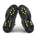 1 Pair Mountain Climbing 10 Studs Crampons Non-slip Shoe Covers Mountaineering Ice Snow Gripper Overshoes Spike Grips Cleats