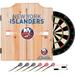 NHL Dart Cabinet Set with Darts and Board - New York Islanders