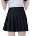 Mchoice Women s Fashion High Waist Pleated Mini Skirt Slim Waist Casual Tennis Skirt on Clearance