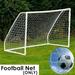 Willstar Football Net Football goal distribution net Outdoor soccer net for Soccer Goal Post Junior Sports Training (Only football net)1.8M*1.2M*0.3M*1M