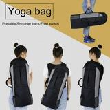 Round Duffel Team Sports Equipment Bags Travel Gym Fitness Bag Large Storage Bags Rooftop Rack Bag with Adjustable Shoulder Strap (Black)