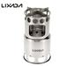 Lixada Portable Stainless Steel Lightweight Wood Outdoor Cooking Picnic Camping