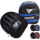 RDX Kids Focus Boxing Punch Mitts Punching target Punching pad Leather Curved Hook and Jab Target Hand Pads Coaching Strike Shield for MMA Blue