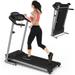 2.25HPPortable Treadmill for Apartment 250LBS Capacity MP3 Electric Folding Treadmill Machine Adjustable Programs for Home Workout