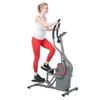 Sunny Health & Fitness Performance Elliptical Cardio Climber for Cross Trainer Exercise Machine with Stepping Motion SF-E3911