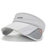 Taicanon Adjustable Spring and Summer Sun Hat Sports Sun Hat Used for Golf Running Jogging Tennis and Hiking(White)