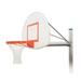 Renegade Max Steel-Aluminum In Ground Fixed Height Basketball System Brick Red