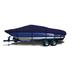 SavvyCraftV-hull Runabouts Bowrider Trailerable Boat Cover Fits 22 -24 L Beam width 116 Navy