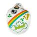 NEW PRG Lucky Charm White Magnetic Mallet Putter Golf Headcover