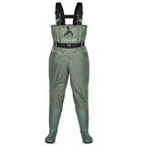 Triple Tree Chest Waders Fishing Belt Hunting Waders with Non-Slip Boots Unisex Two-ply Waterproof Nylon and PVC Boot foot Wader Gene Size 13