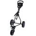 Caddymatic Junior Golf Cart - 3 Wheel Folding Cart for Kids- Black/Grey