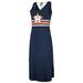 Houston Astros G-III 4Her by Carl Banks Women's Opening Day Maxi Dress - Navy/Orange