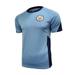 Icon Sports Men Manchester City Licensed Soccer Poly Shirt Jersey - Custom Name and Number - -02 Small