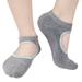 SANWOOD Socks Anti-slip Women Breathable Elastic Cotton Short Socks for Yoga Pilates Ballet
