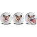 Wild Animal Cougar Golf Balls 3 Pack with Full color Photo Imprint by GBM Golf