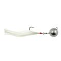 Hurricane Fluke Mine White/Green Fishing Jigs