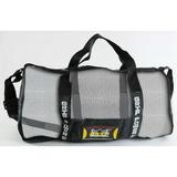 Grip Power Pads Mesh Gear Bag - Multipurpose Gym Bag Beach Bag Scuba Diving Bag & More - Adjustable Shoulder Strap (Black One Size)